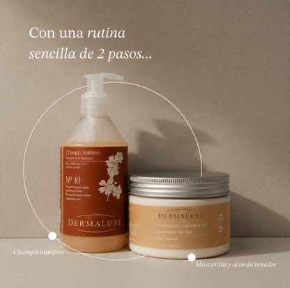 Ritual Dermaluxé Anti-Frizz™ - Cuida tu cabello desde la raíz. Controla el frizz hasta las puntas.