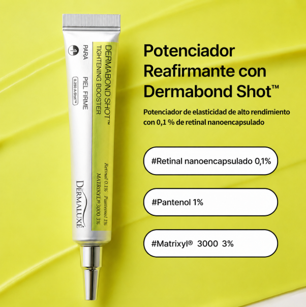 Dermabond Shot™ — Reafirma tu piel y difumina las líneas de expresión